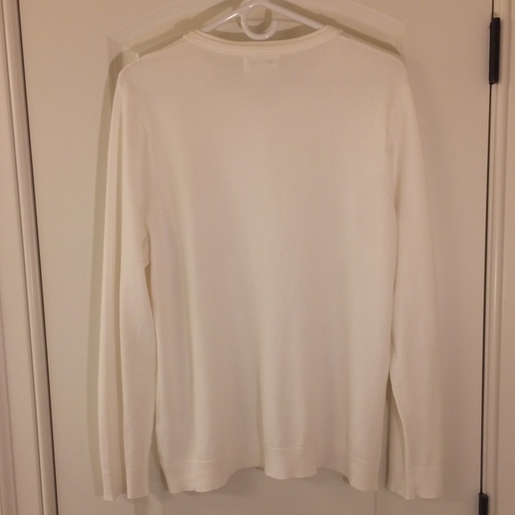 White Calvin Klein sweater XL - Picture 2 of 7